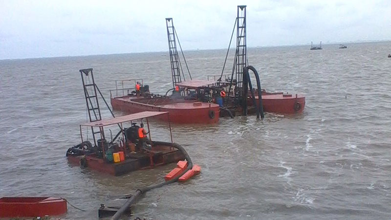 Suction Sand Pumping Dredger JINGCHUAN-C918XY series m³