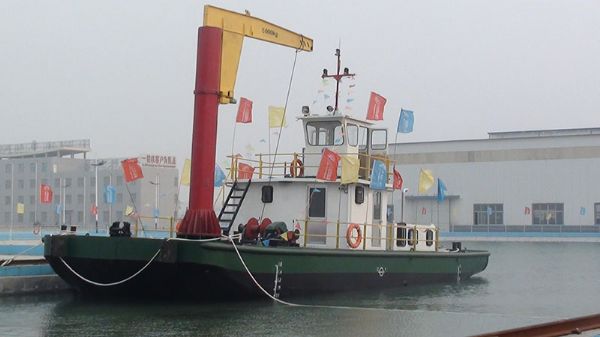 服务船C817T 顶推式